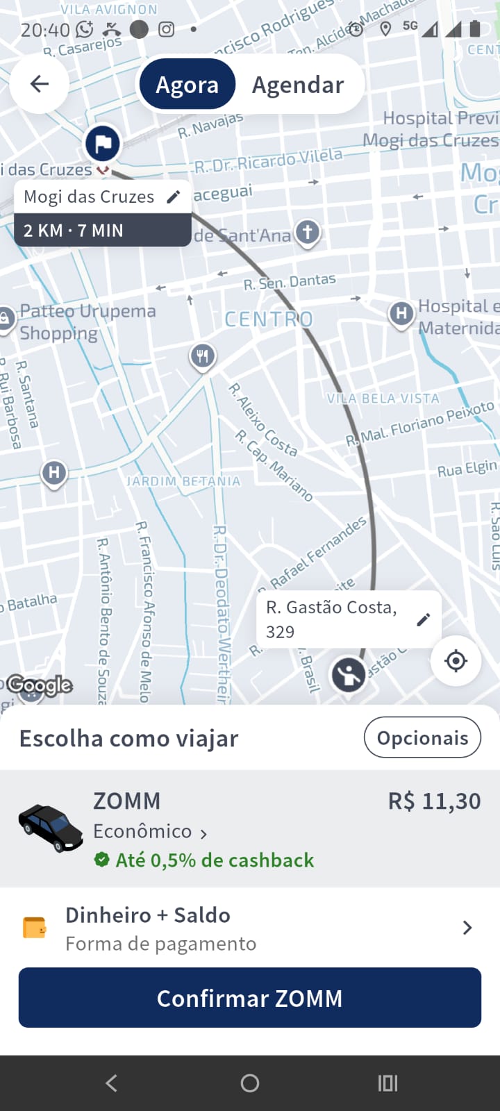 Aplicativo ZOMM